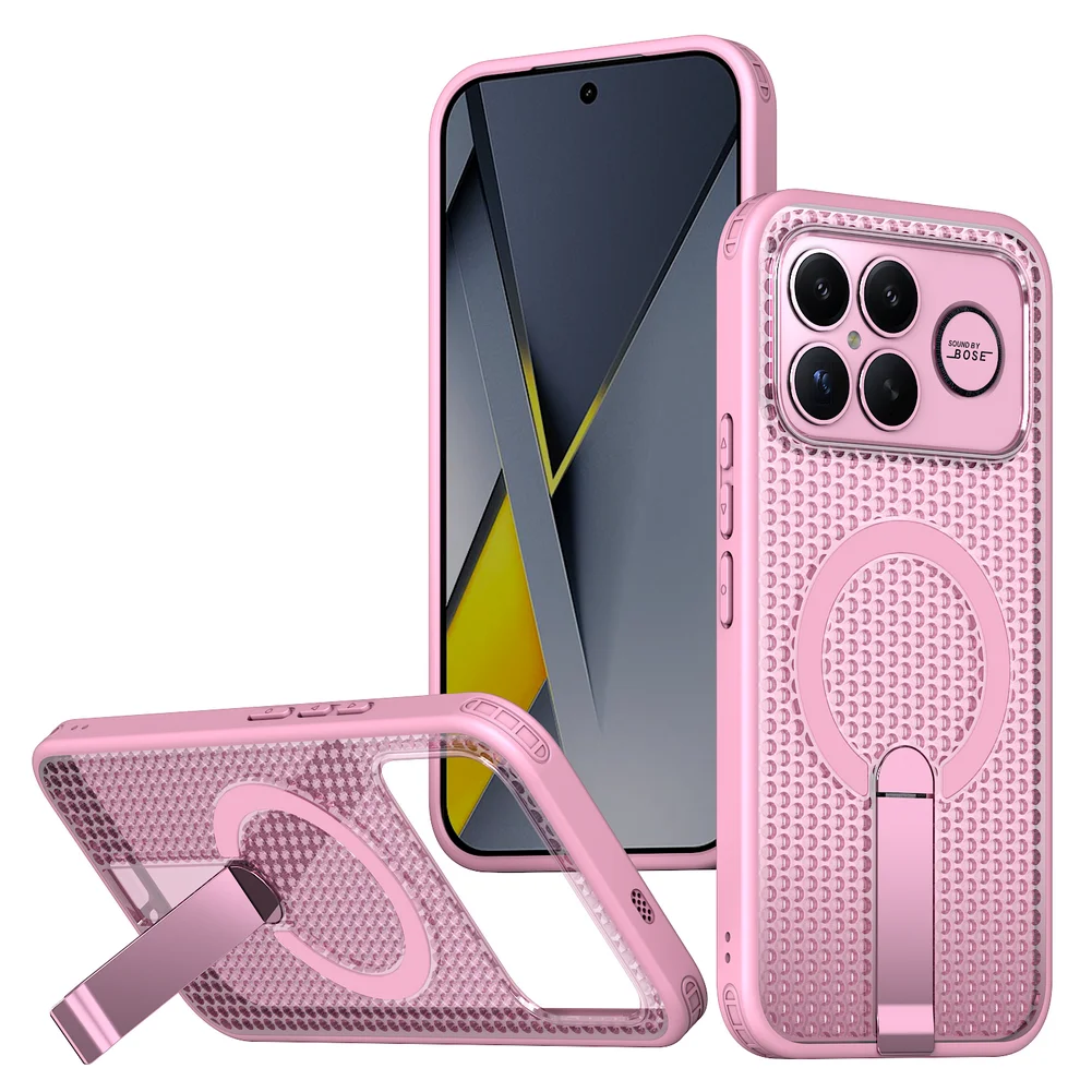 Honeycomb Cooling Stand Holder with Magnetic Ring Case - Premium Protective Cover