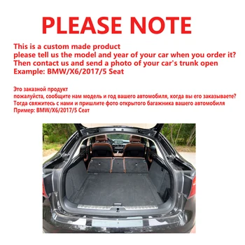 Custom Full Coverage Car Trunk Mats for Dorcen G60 – Tailored Cargo Liner, Waterproof Interior Rug, Auto Accessories 6