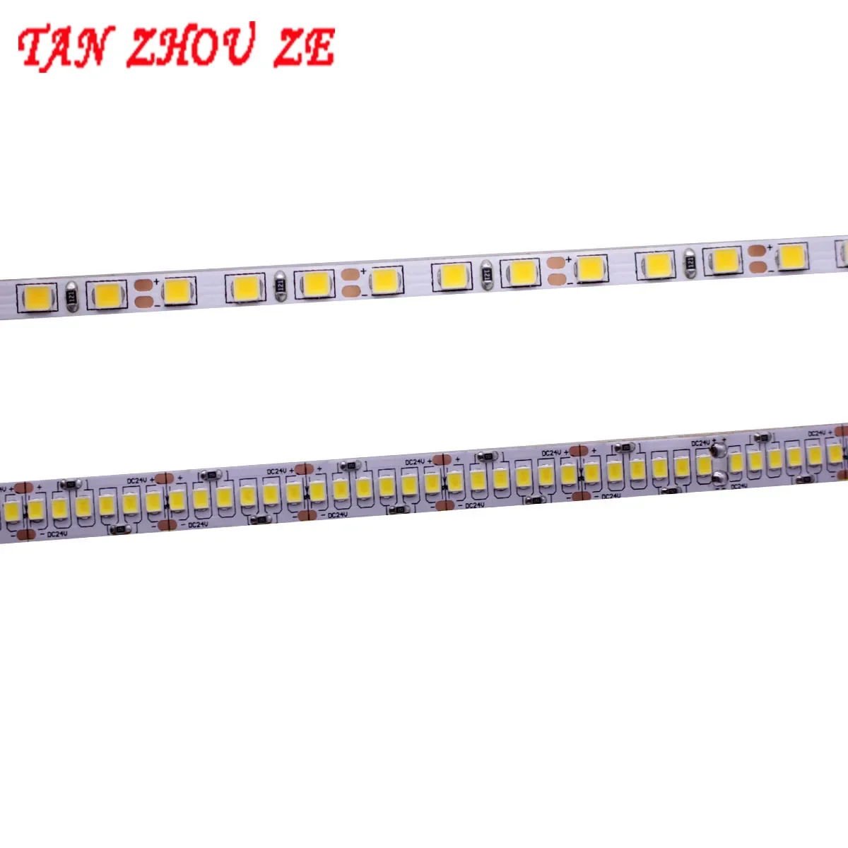 

CRI>80 High quality 0.2W 2835 LED Strip 4mm 10mm PCB 120LEDs 240LEDs/M DC12V 24V Flexible LED Light Warm Whit /White NW 5m/lot