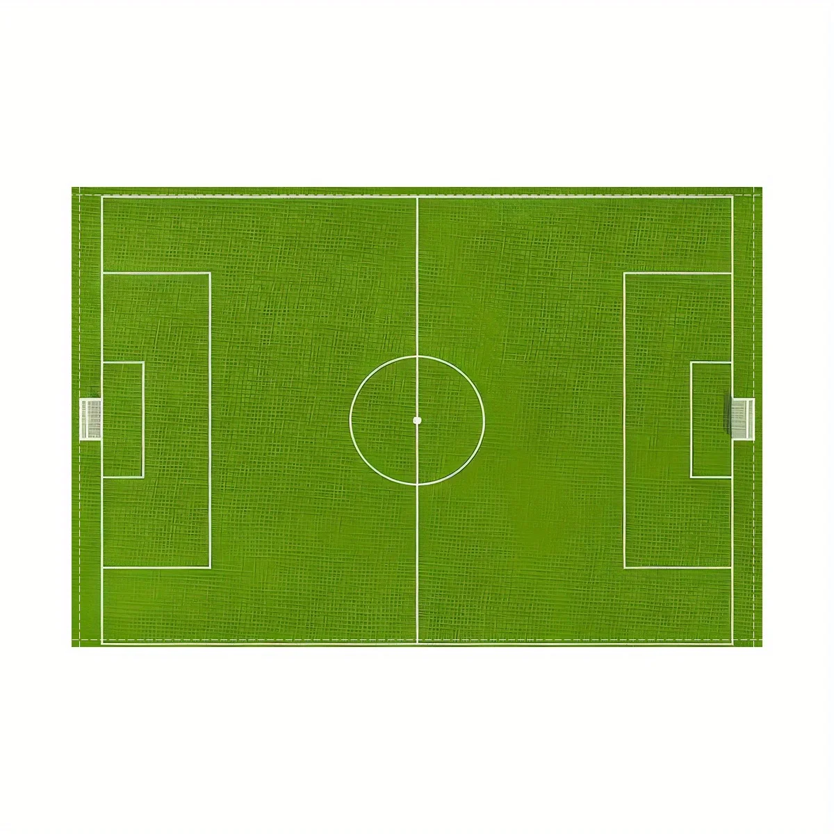 Kitchen Cloth Art Placemats, Soccer Field Place Mats - Perfect for Sports Fans and Home Decor, Ideal for Dining Table, Picnic - 4