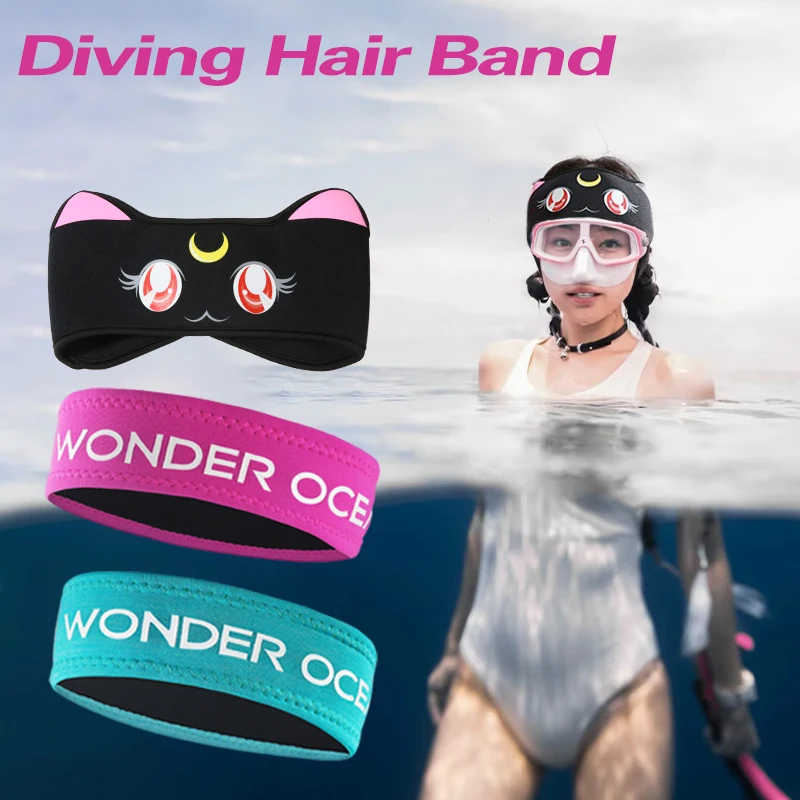 Swim Mask Hair Protector 6-Pack Neoprene Mask Strap Covers - Reflective Dive Mask Straps For Snorkeling & Water Sports Goggles Fabric Strap