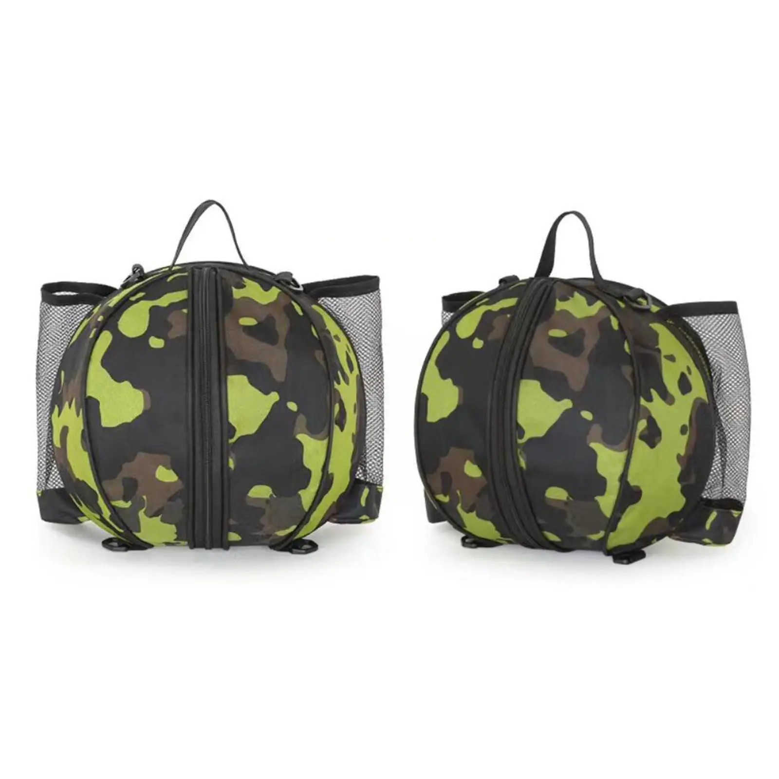 

Basketball Bag Backpack Waterproof Mesh Pockets for Football Volleyball blue