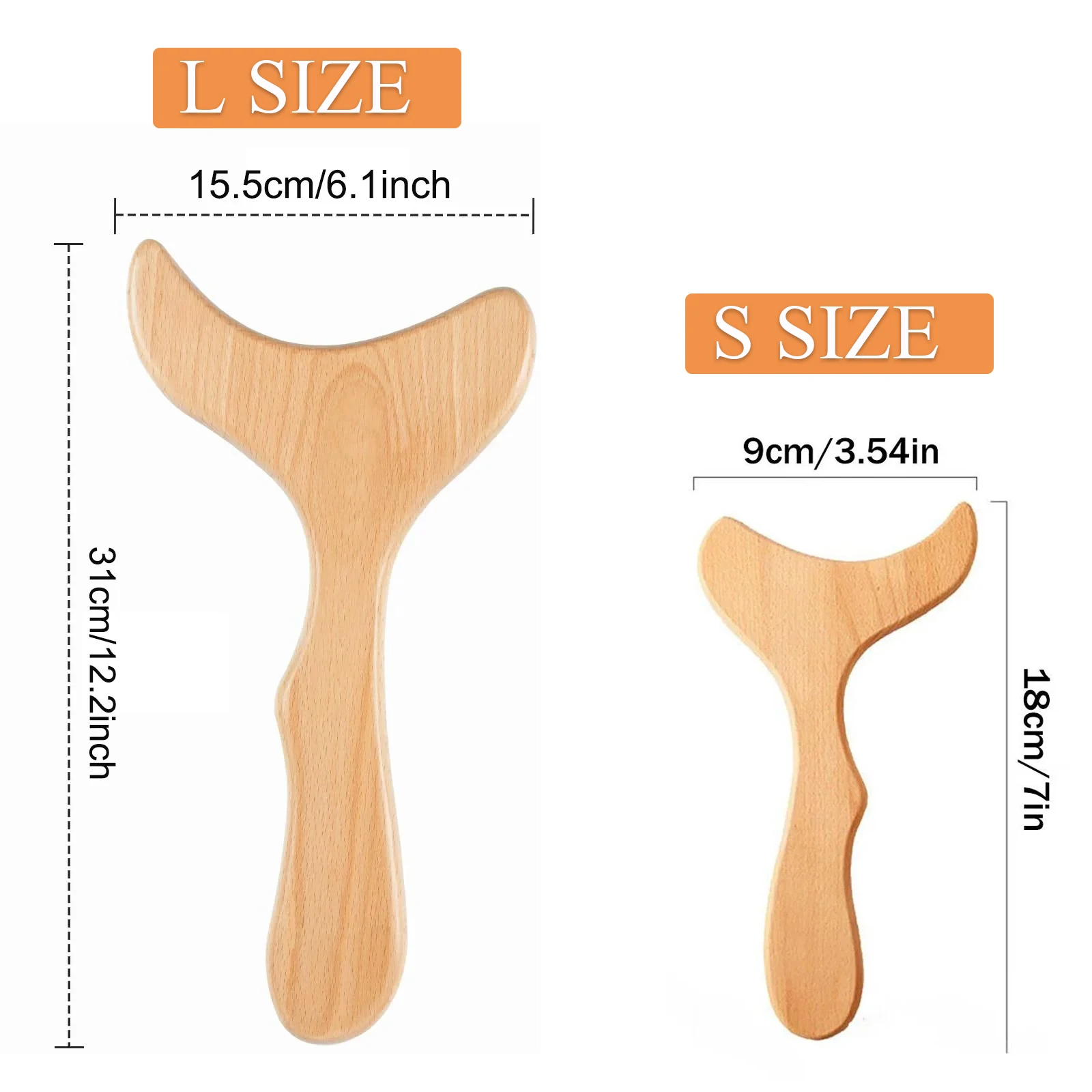 Wood Therapy Massage Tools Lymphatic Drainage Massager Body Sculpting Tools for Cellulite Reduction Muscle Tension Relief