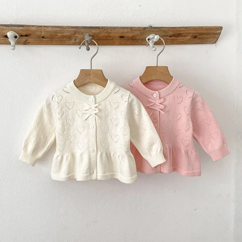 Autumn Baby Girls Knit Cardigan Sweater