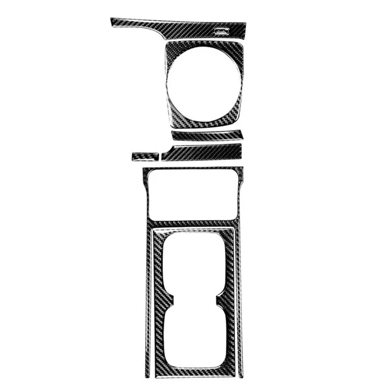 

8Pcs For Honda Civic 06-11 Carbon Fiber Automatic Gear Shift Cover Trim Set Replacement Parts Accessories