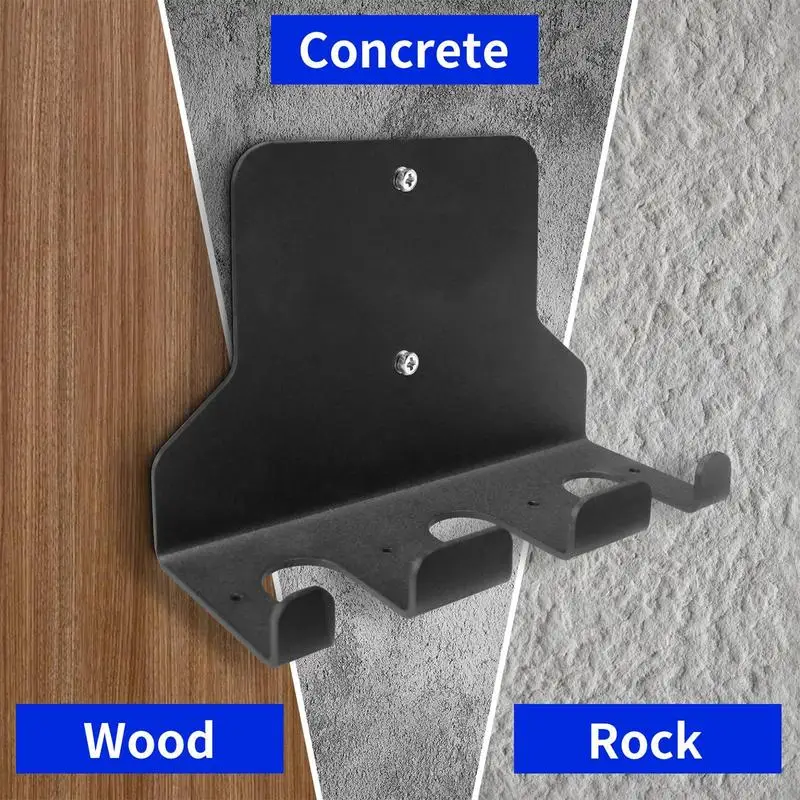 Barbell Rack Wall Mount Vertical Gym Barbell Holder Gym Bar Holder Wall-Mounted Space-Saving Powder Coated For Durability