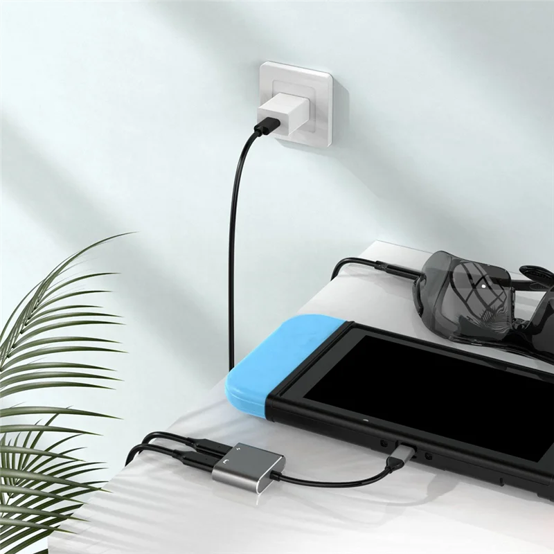 AA60-AR 안경 도킹 허브 USB C Type-C 충전 어댑터 AIR/2 모델용 100W 고속 충전