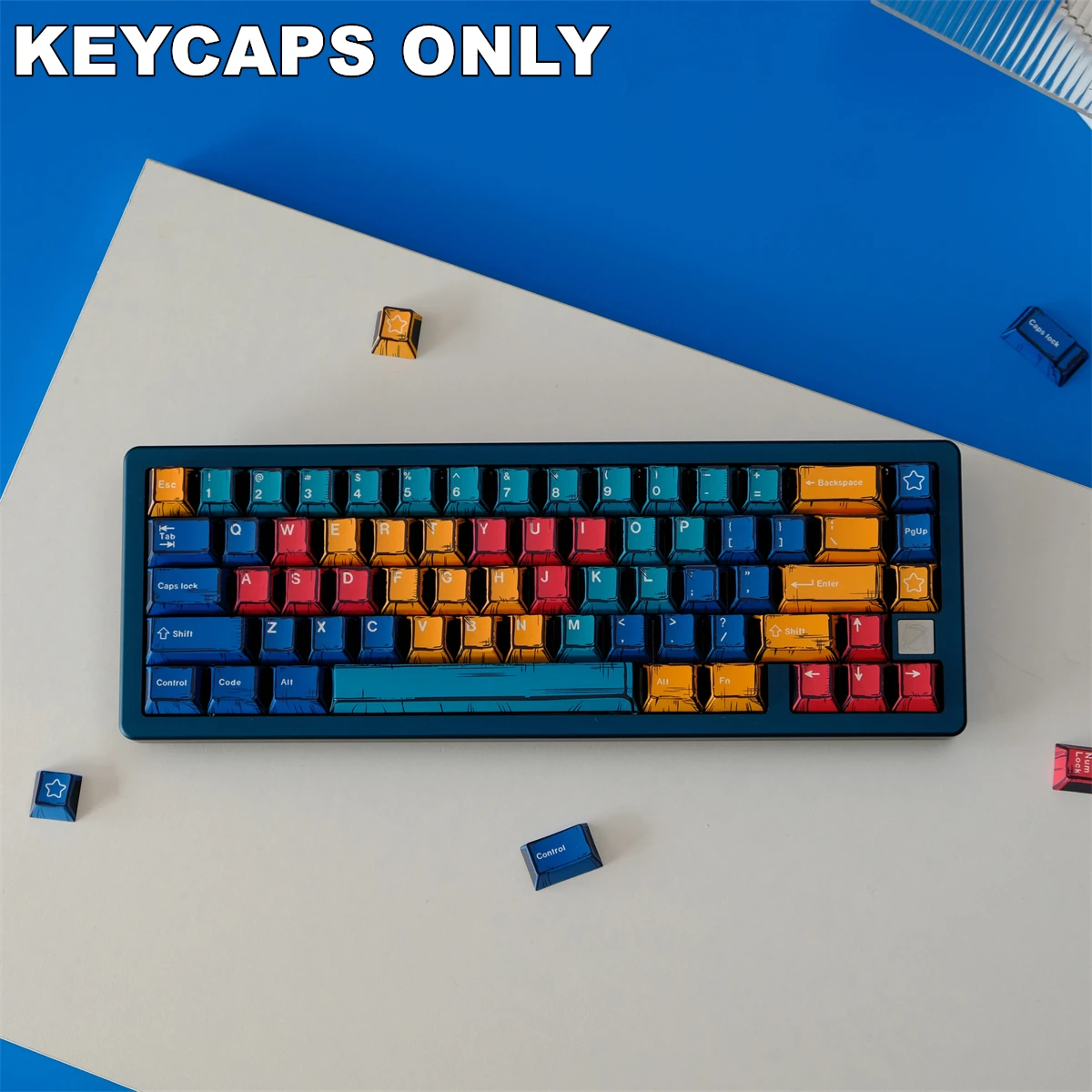 PFK Manga Style Korean PBT Keycaps Cherry Profile Dye-Sublimated Legends Keycap Set for Mx Cherry Switch Mechanical Keyboard Kit 25 Sbd62d9a2264f474daf5e85be92c826ddF