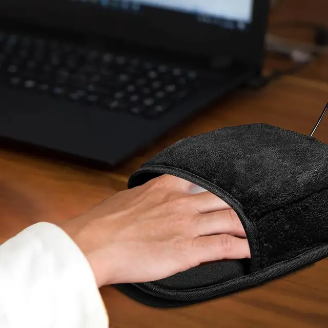 Fűtött Egérpad Kényelmes Usb Számítógépes Egér Pad Kézmelegítő Férfiak És Nők Számára - Image 2