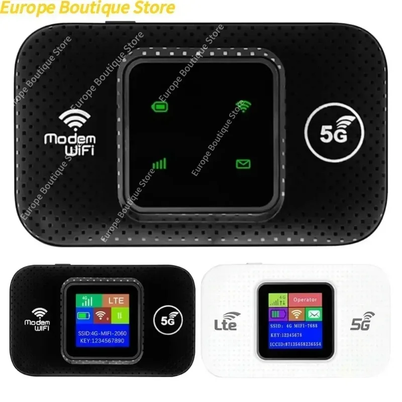 Compact 4G WiFi6 Portable Internet Device with SIM Slot