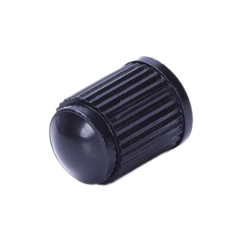 Set Of 200-Black Plastic Replacement Valve Caps. Cars, Trucks, Motorcycles, ATV. Schrader Tire Caps.
