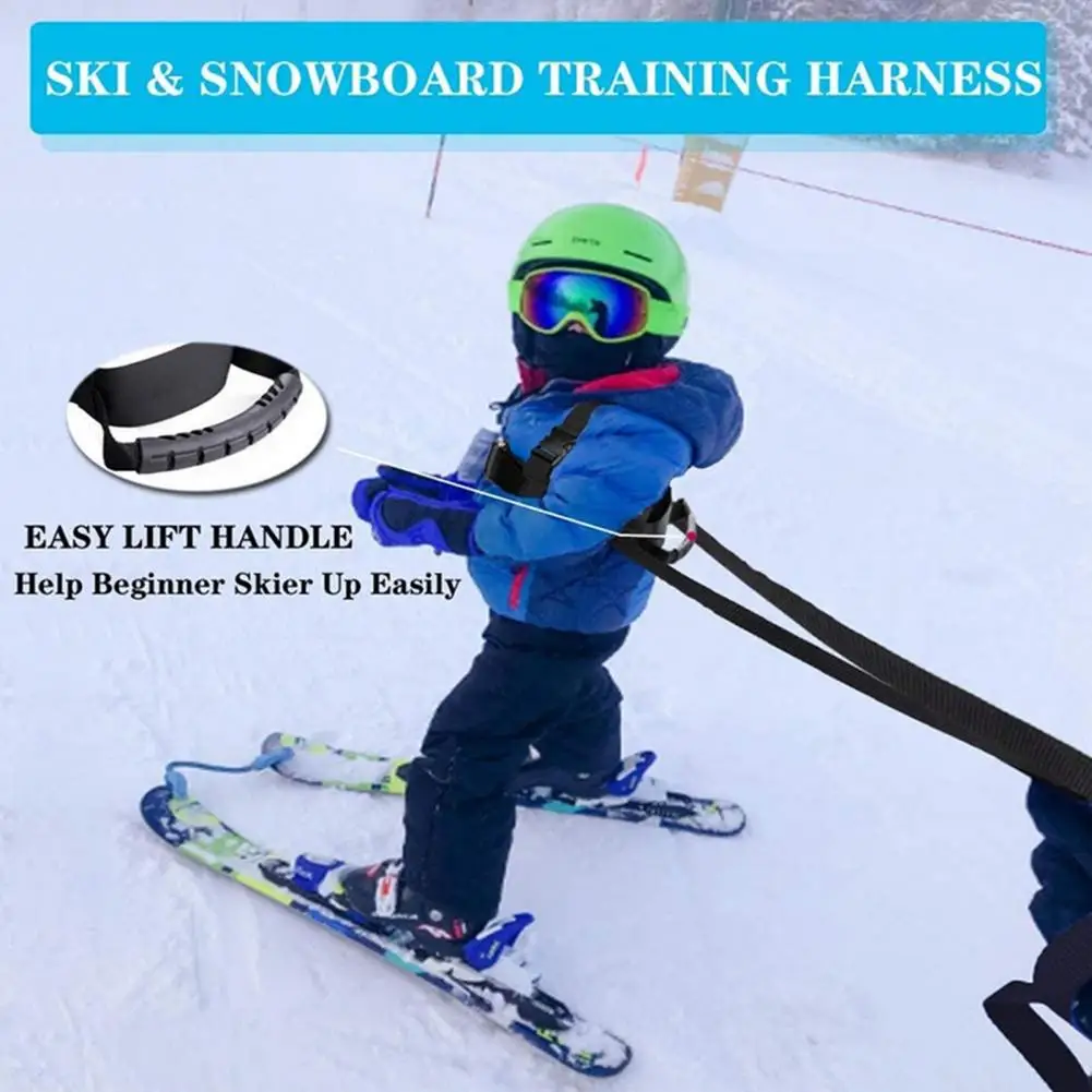 

Toddler Skiing Harness Trainer with Removable Leash Adjustable Quick Release Ski Snowboard Equipment Training Harness
