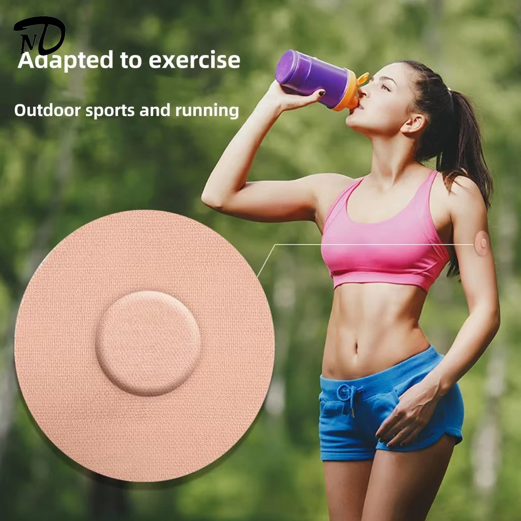 Toppe Adesive Freestyle Da 10 Pezzi Toppe Adesive Libre Senza Adesivo Al Centro Toppe Cgm Impermeabili E Resistenti Al Sudore