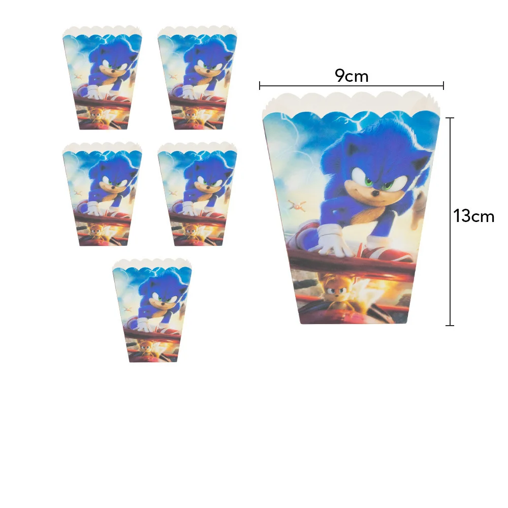 6pcs popcorn boxes