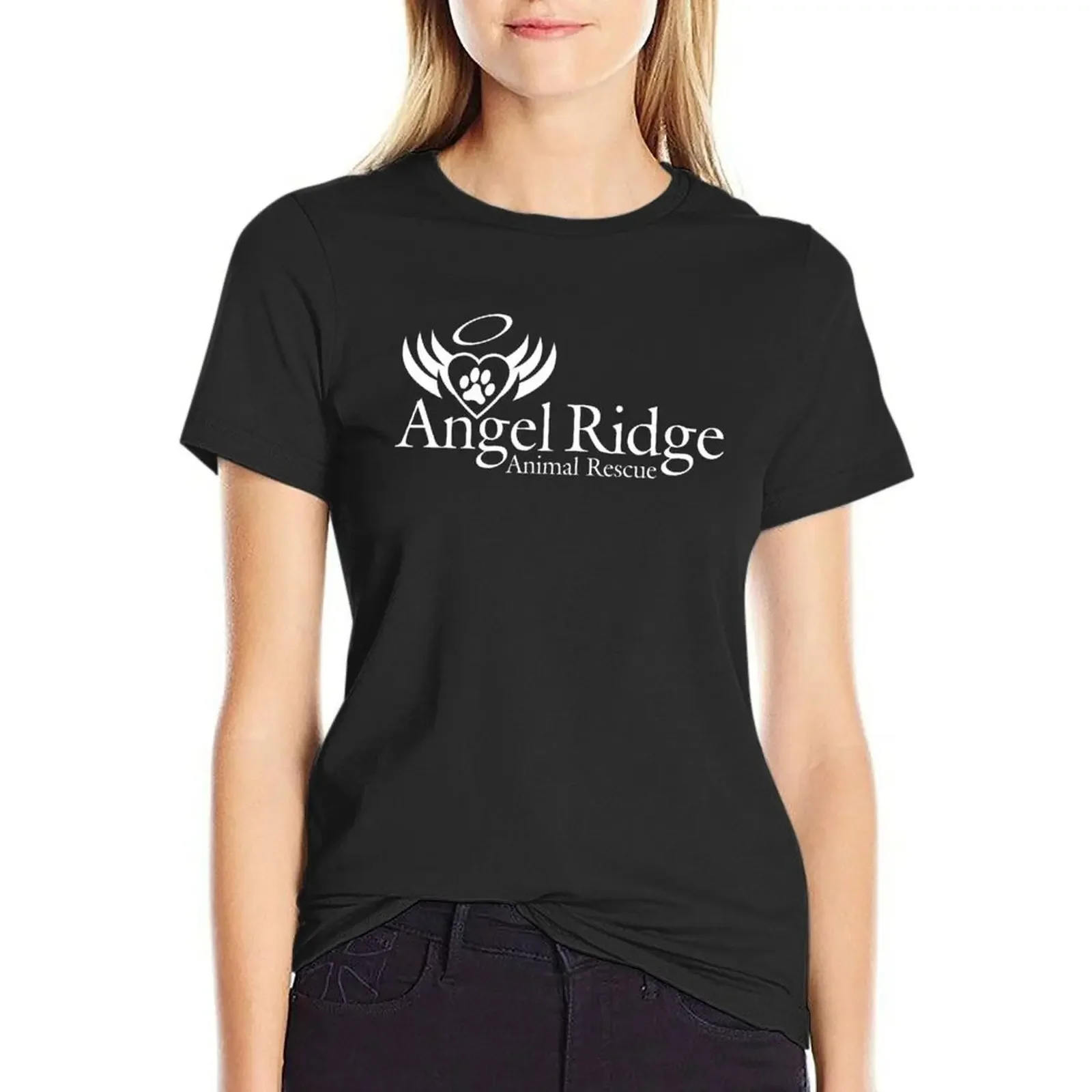 

Angel Ridge Animal Rescue T-shirt shirts graphic tees summer tops Aesthetic clothing new edition t shirts for Women