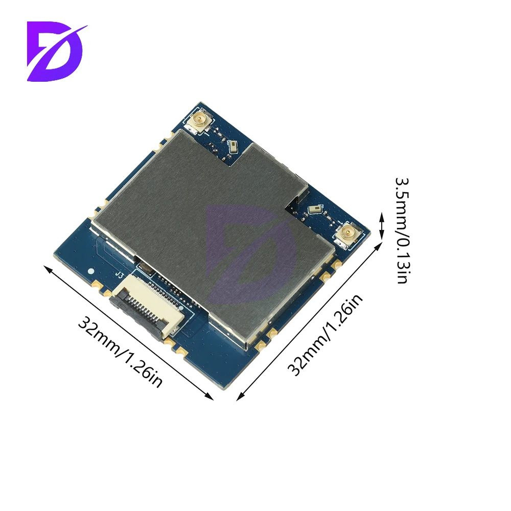 Puce RTL8812EU sur le module WiFi USB longue portée 5.8GHz