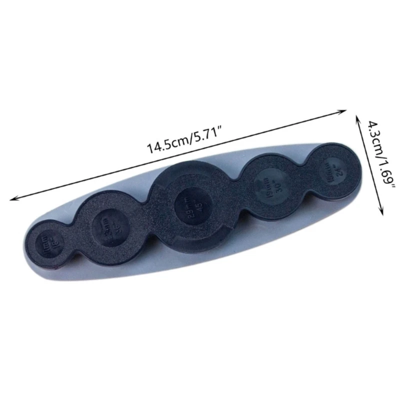 Universal Tool for Cover Buttons DIY Cloth Buttons, Help Make Own Covered Buttons, Size: 11mm, 15mm, 19mm, 23mm, 29mm 6