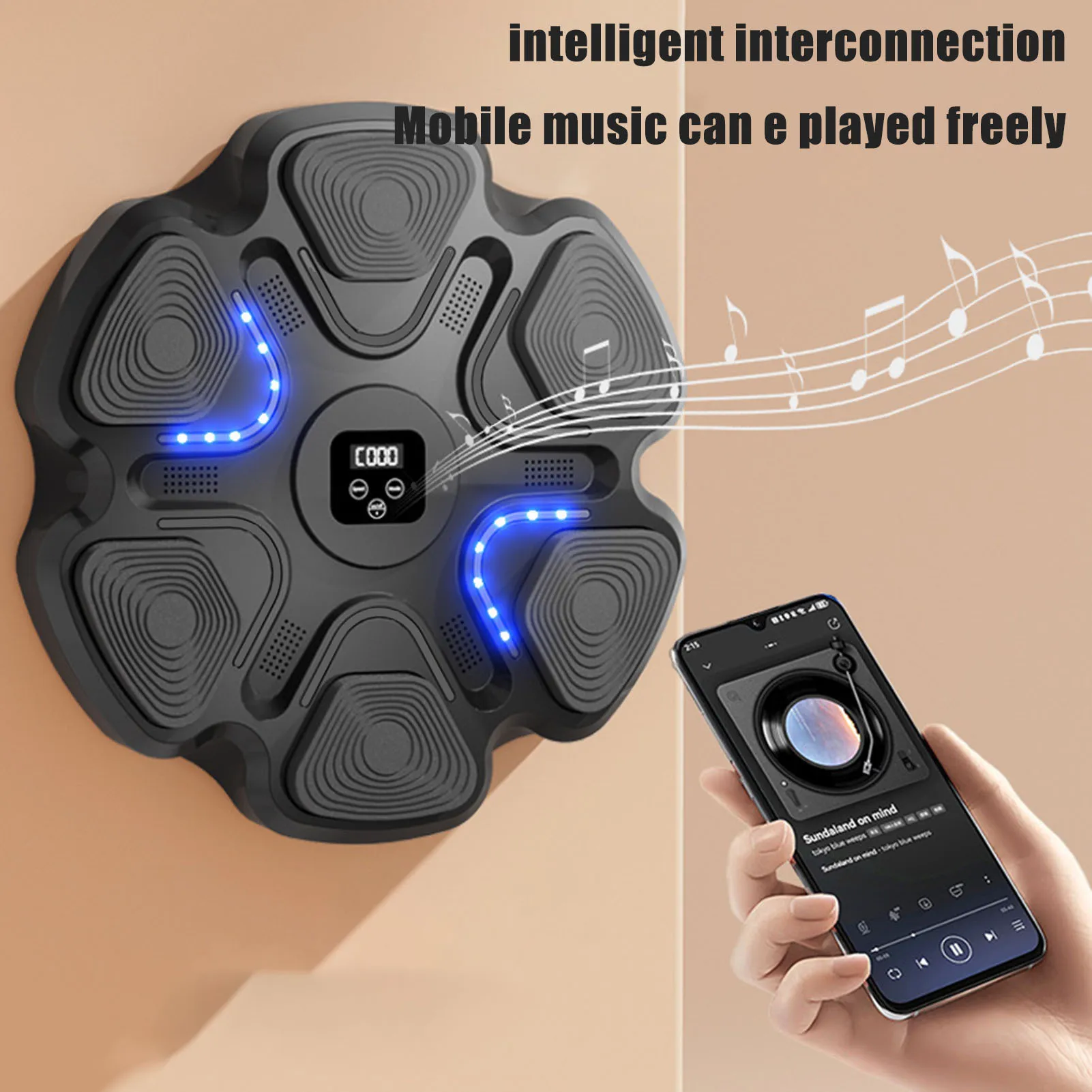 Wall Mounted Musical Boxing Machine Digital Target Training Boxing Machine For Kids Adults Men And Women MIAO-US