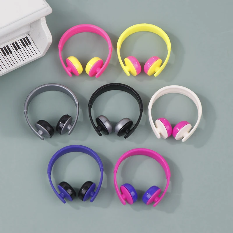 새로운 5pcs 미니 헤드폰 장난감 선물 DIY 선글라스 밀짚 모자 스카프 쥬얼..