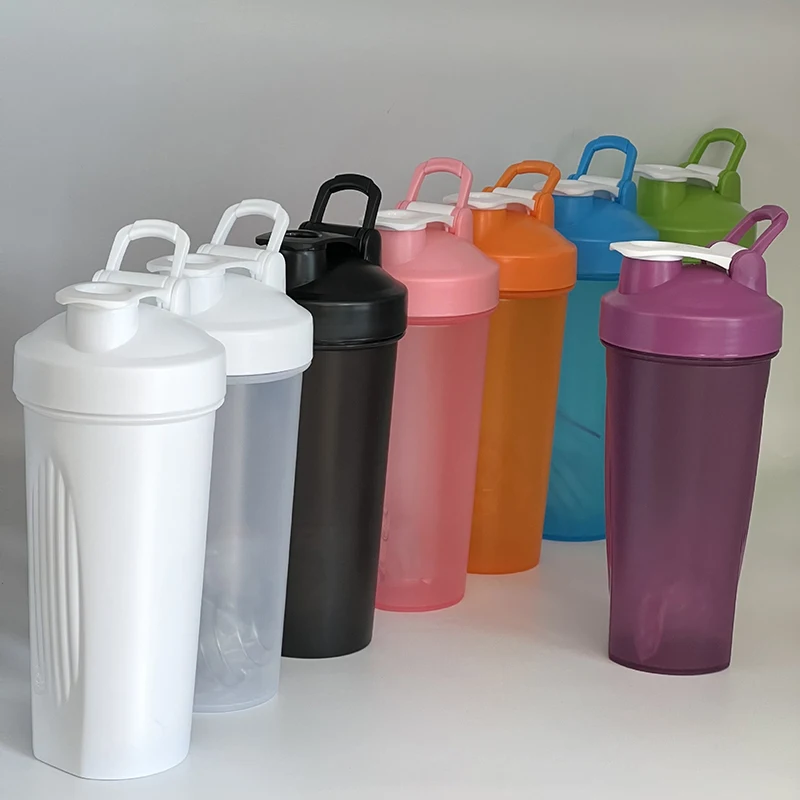 Фото 600ml Протеин шейкер, бутылка для протеинового порошка, шейкер для тренажерного зала, портативная бутылка для воды, шейкер №2