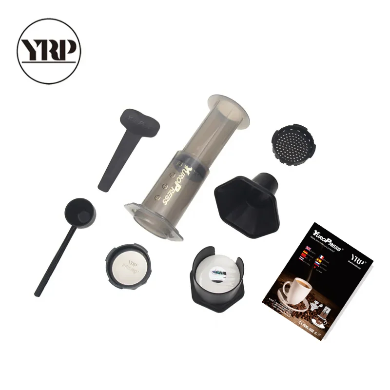 Espresso Coffee Maker Portable French Press barista tools Coffee Pot Air Press Drip Coffee Machine Filters Paper 64mm 350pcs — view 6