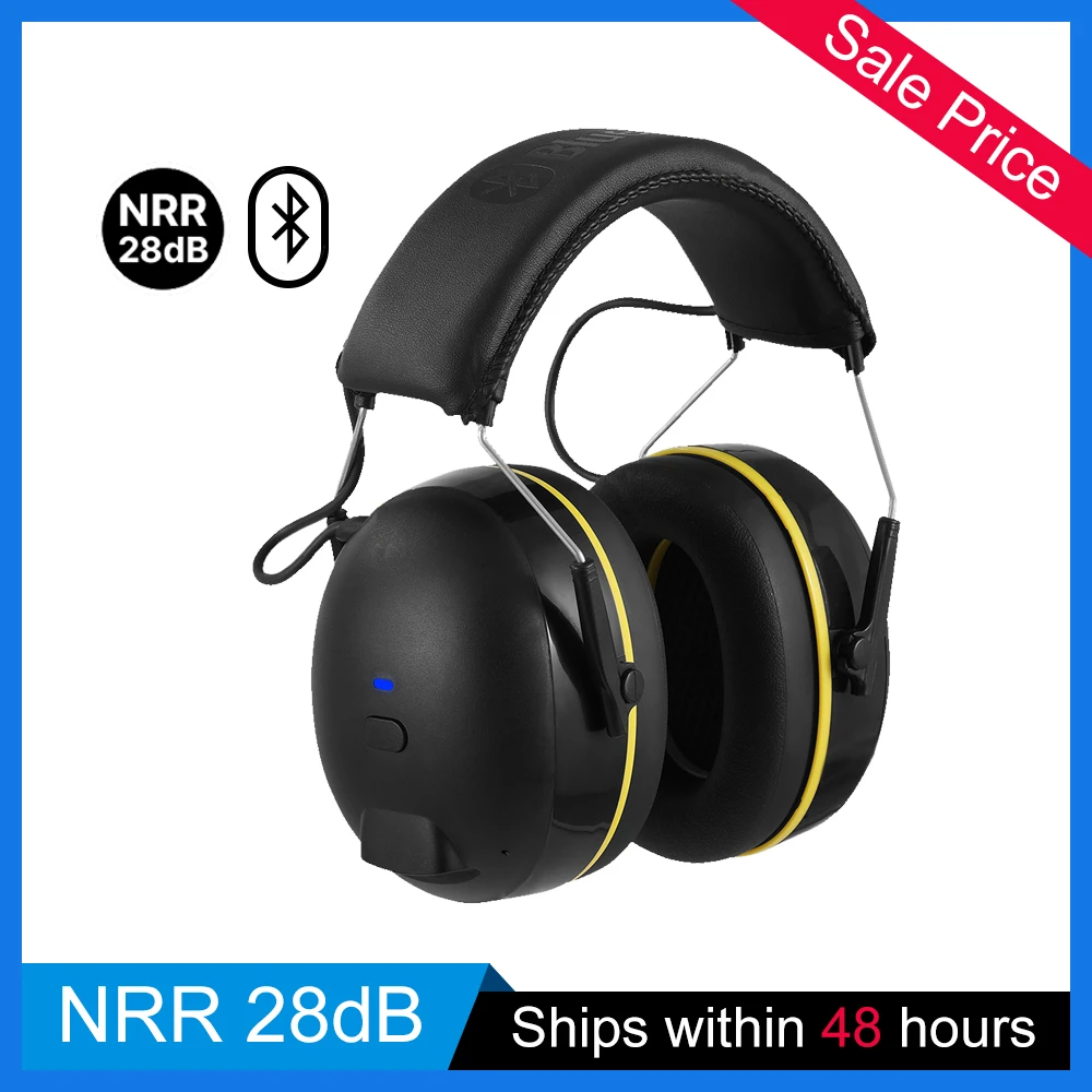 Shooting Headphones Bluetooth Protective Earmuffs Noise Cancellation
