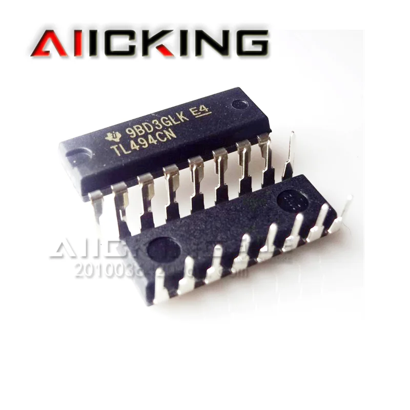 Voltage Mode Controller TL494 TL494CN DIP 40V 200mA 300kHz 16-Pin PDIP Tube 10pieces