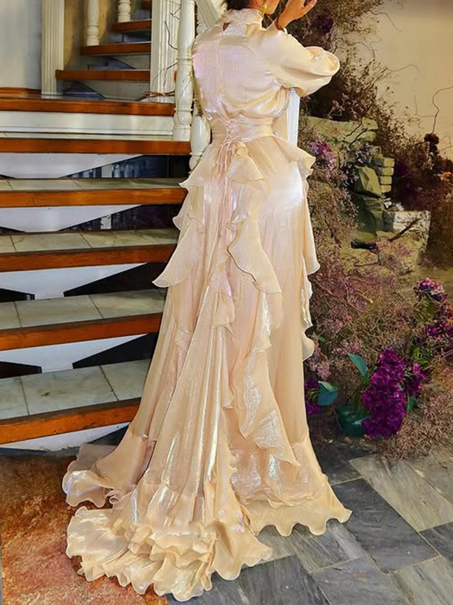 and floral maxi dress Petal and Pup Women's Betina Bow Front Maxi Dress