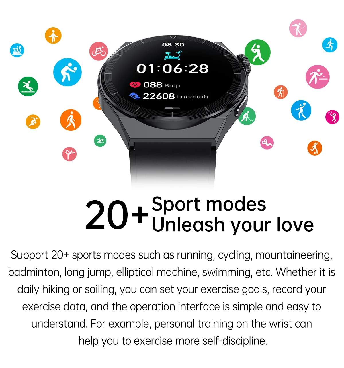 Huawei Gt3 Pro Smart Watch Bluetooth Call 20+Exercise Mode Heart Rate