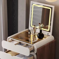 Coiffeuse chambre Design minimaliste nouveau Mini Table de chevet rangement élégant Coiffeuse Maquillage Meuble meubles 3