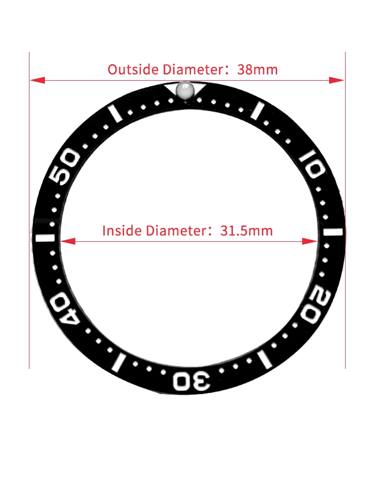 caneta luminosa at 12 para seiko skx007 skx009 peças para relógio