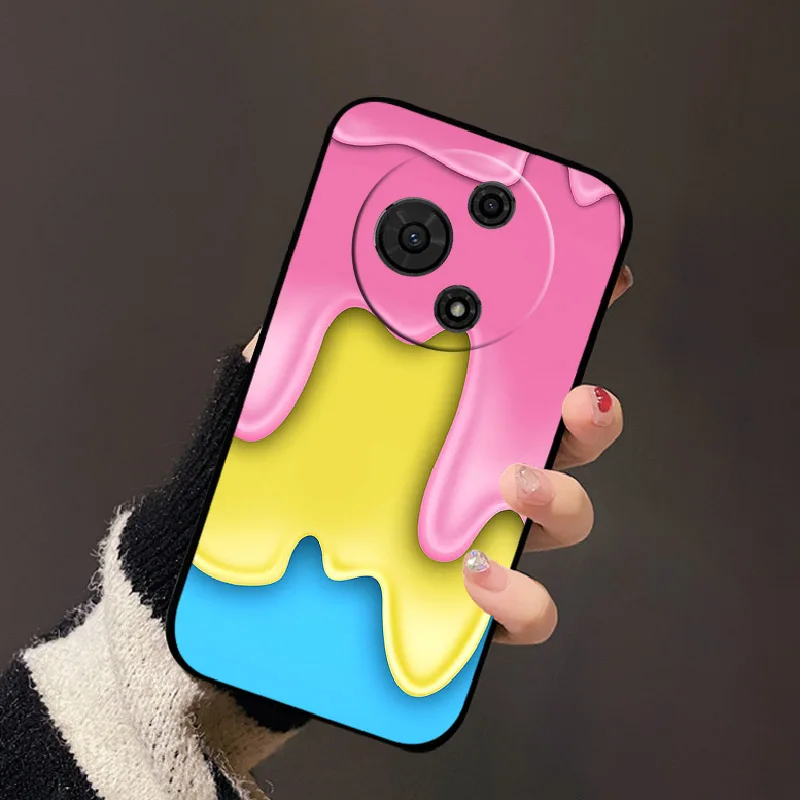 Fashionable Cute Painting Soft TPU Silicone Phone Cover - Protective Case
