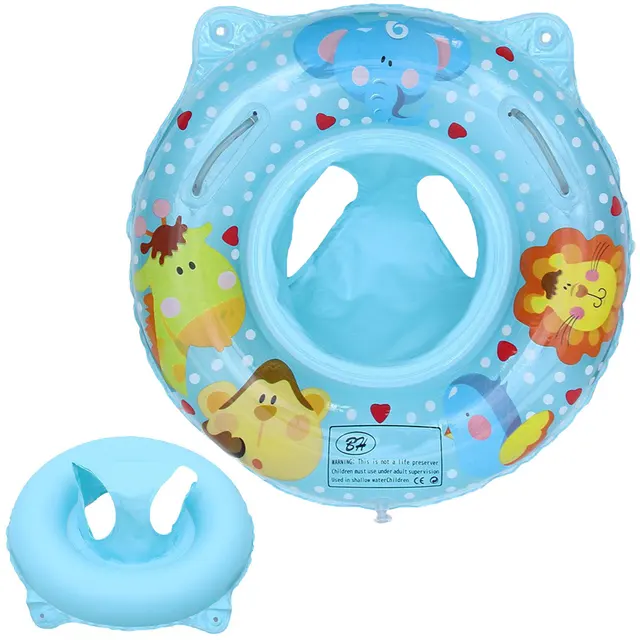new Baby Swimming Ring with Float Seat Cushion Waist Float Ring for Swimming Training Inflatable Baby Swimming Float Swim Pool 1