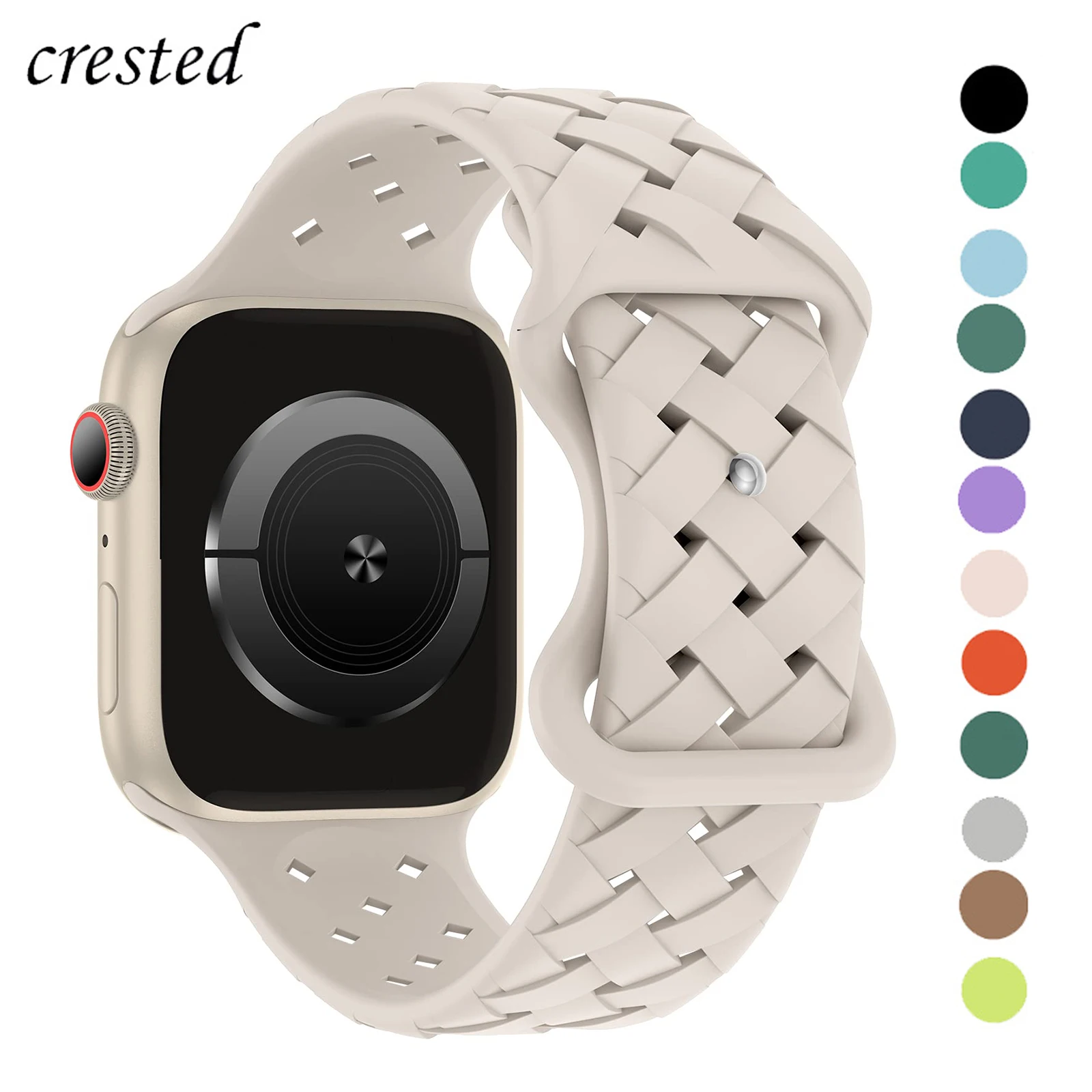 Apple Watch Bracelet 45 Mm Series 7 Elastic - Loop Apple Watch Band 44mm  40mm 45mm - Aliexpress