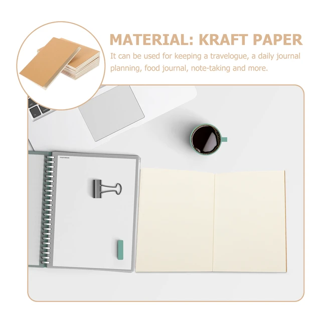 Blank Kraft Notebooks, Blank Paper Sketchbooks For Drawing Doodling  Writing,travel Journal Set
