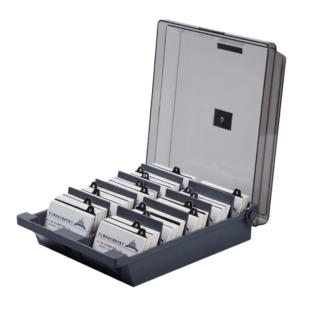 Business Card Organizer Business Case Holder Card Storage Box Organizer Office Holder Large Capacity 00 Cards