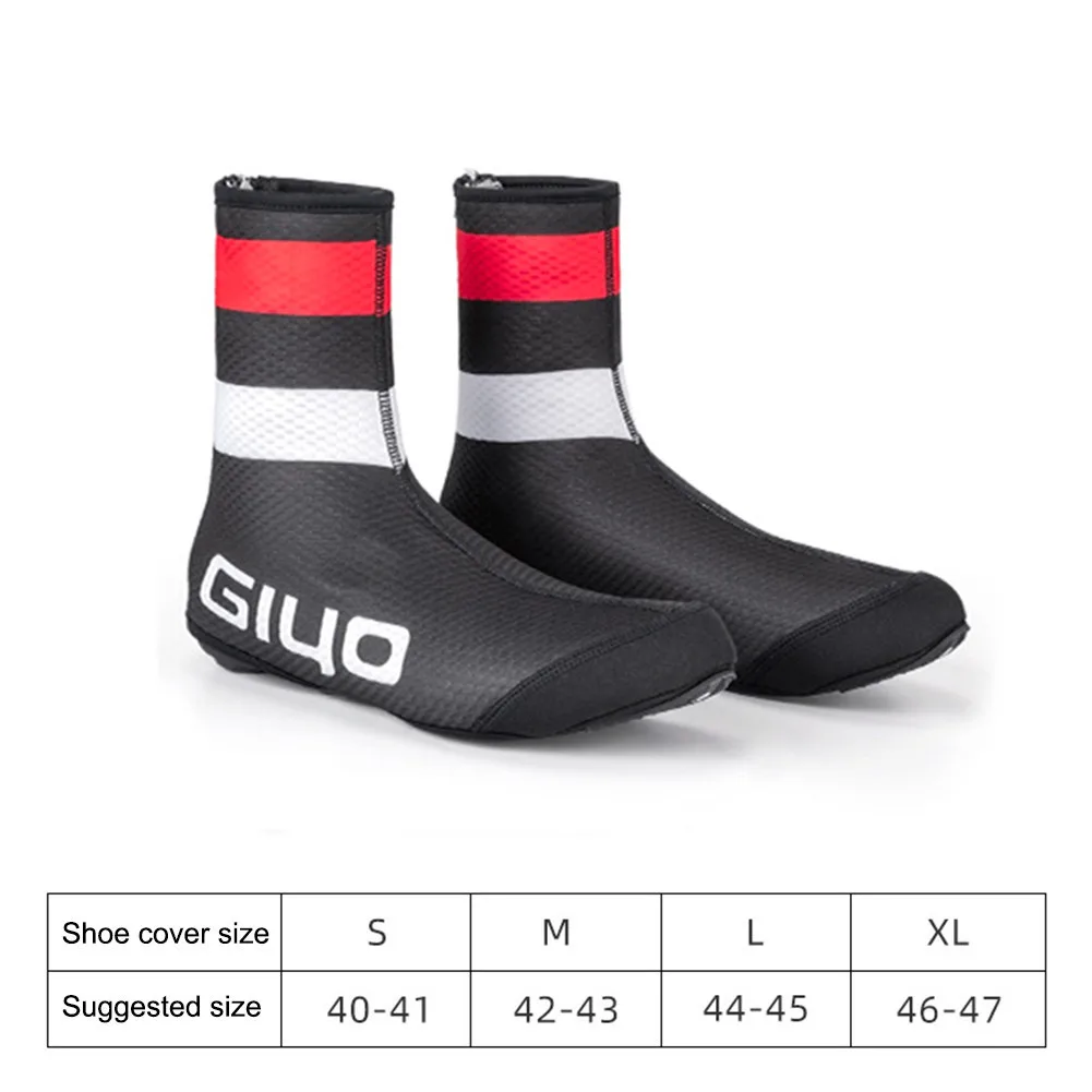 GIYO Winter Riding Shoe Warm Covers Thickened Fleece Windproof Wear-Resistant Universal Covers Outdoor Sports Cycling Equipment bicycle shoe covers