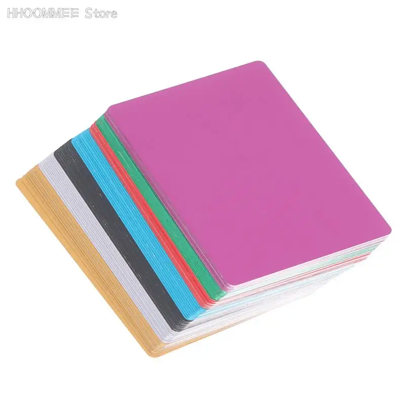 10 Pcs Blank Metal Business Card Aluminum Alloy Blanks Card DIY Laser Printing Business Cards Kit business cards custom cards
