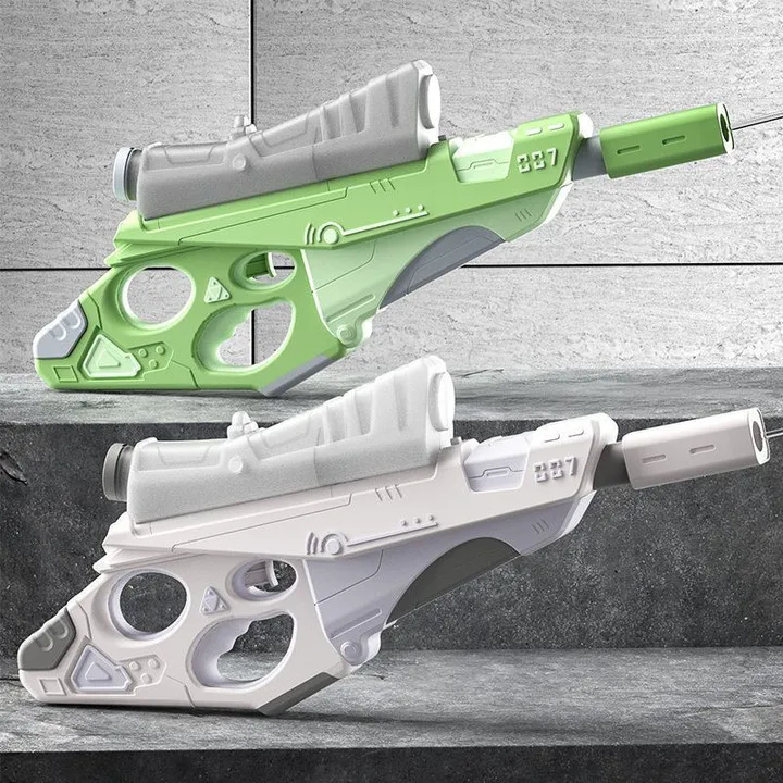 Electric Water Gun Bottle Carryable Automatic Large Capacity Pulse Summer Beach Battle Outdoor Water Guns Children Toys for Kids
