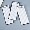 Kawaii Cute Magnet Fridge Memo Pads Non-sticky Notes Refrigerator Notepad Magnetic Grocery Shopping List To Do Check Daily Plan 3