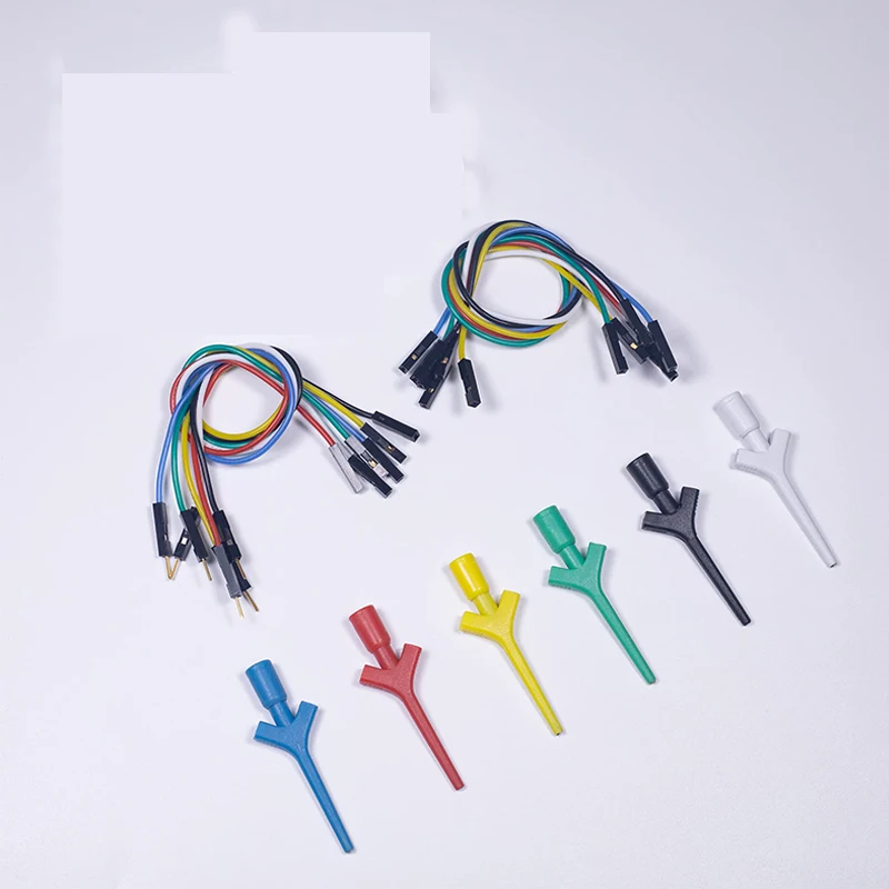 thumbnail image 2 of Lead Paint Testing Kit JXSINONE P1512D Mini Grabber SMD IC Test Hook Clip Jumper Probe Test Lead Kit Silicone Soft Dupont Cable For Logic Analyzer Electric Scooter With Seat 2 of 9