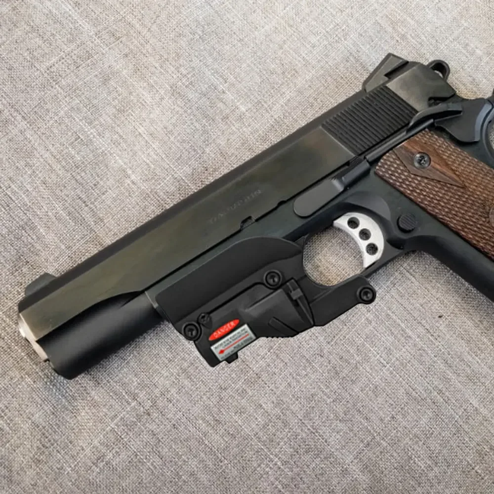 PPT Tactical Red Dot Laser Sight for Colt 1911 Pistol Handgun Hunting Accessories 4.95mW Class IIIA 3R Trigger Guard Mount M582