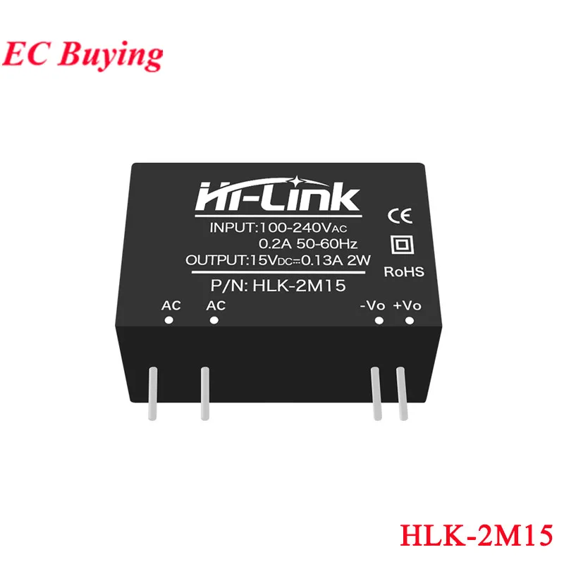 AC-DC Mini Isolation Schalter Netzteil Modul 2W 220v zu 3,3V/5V/9V/12V/15V/24V HLK-2M03 2M05 2M09 2M12 2M15 2M24 AC DC – Detail 6