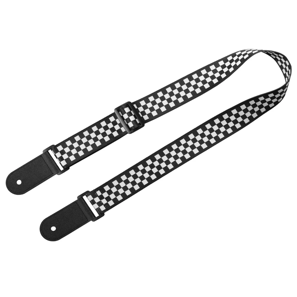 Adjustable Ukulele Guitar Strap Soft Polyester Shoulder Belt with Plastic Buckle Hanging Rope for Ukulele Guitar Accessories