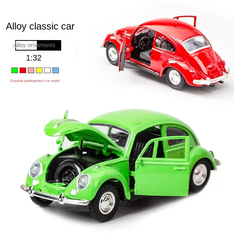 

Новинка 1:32 модель автомобиля из сплава в виде трехдверного жука детская игрушечная машинка украшение автомобиль игрушка для мальчика декоративные поделки домашний декор