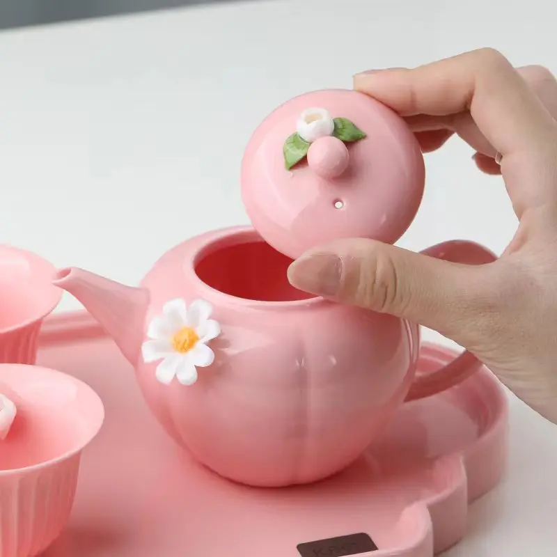 

Tea Cup Set Cha Game Teaware Complete Cups of Cups Dining Room Sets Gong Fu Full Plate Beauty the Beast Ceremony Tableware Road