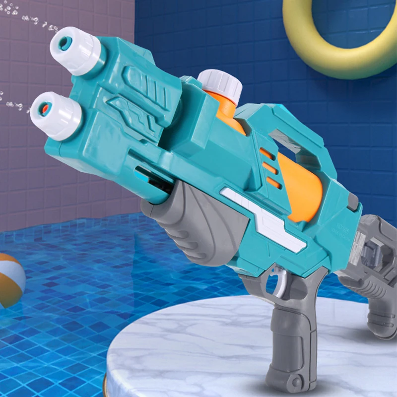 

Children Water Gun Toy Summer Beach Party Pull-out Double Nozzle Water Gun Boy Girl Outdoor Water Battle Kids Play Water Toy