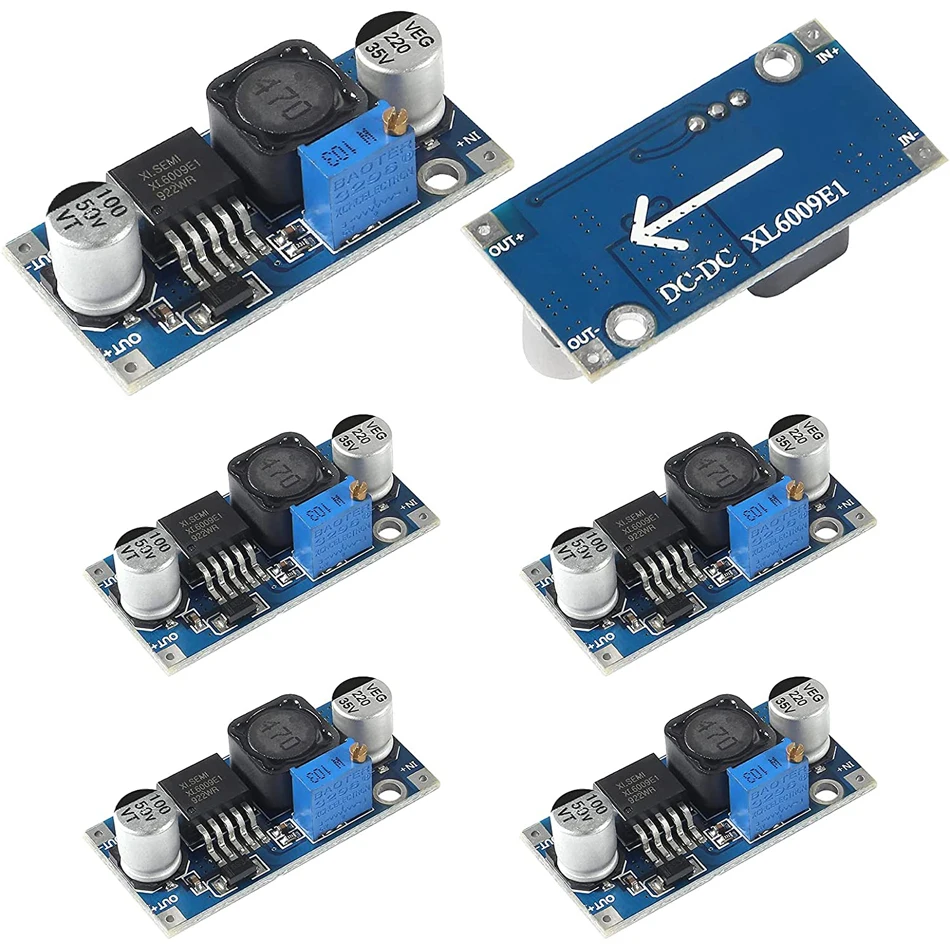 6 Pz Regolabile Xl6009 Dc-Dc 3-30 V A 5-35 V Buck Boost Converter Regolatore Di Tensione Step-Up Circuit Board Xl6009 Modulo Di Tensione