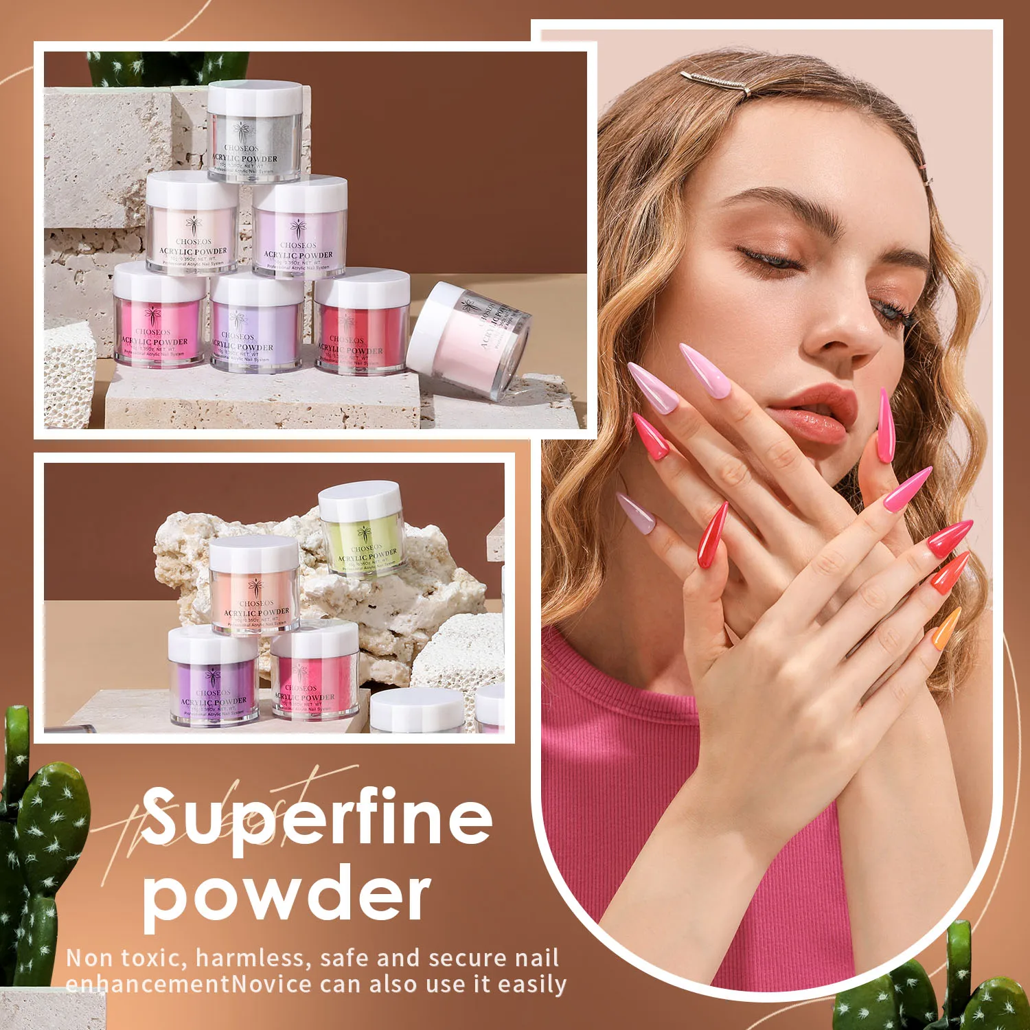 36pcs/set Vibrant Fluorescent Neon Nail Powder Pigment Set - Shimmering Iridescent Gradient Designs for Gel Nails - Create Dazzl 2