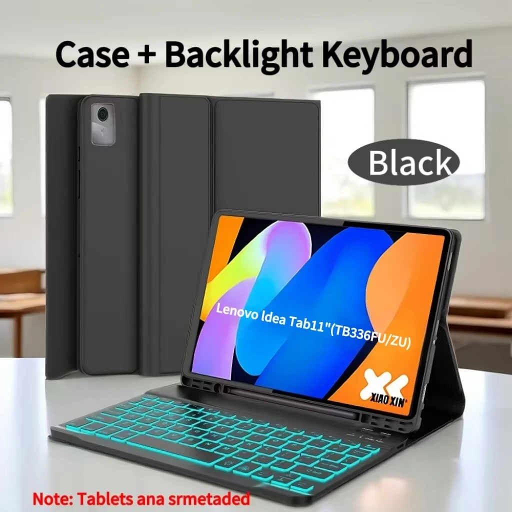 11-Inch Tablet Case with Removable Wireless Bluetooth Keyboard